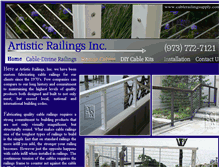 Tablet Screenshot of cablerailingsupply.com